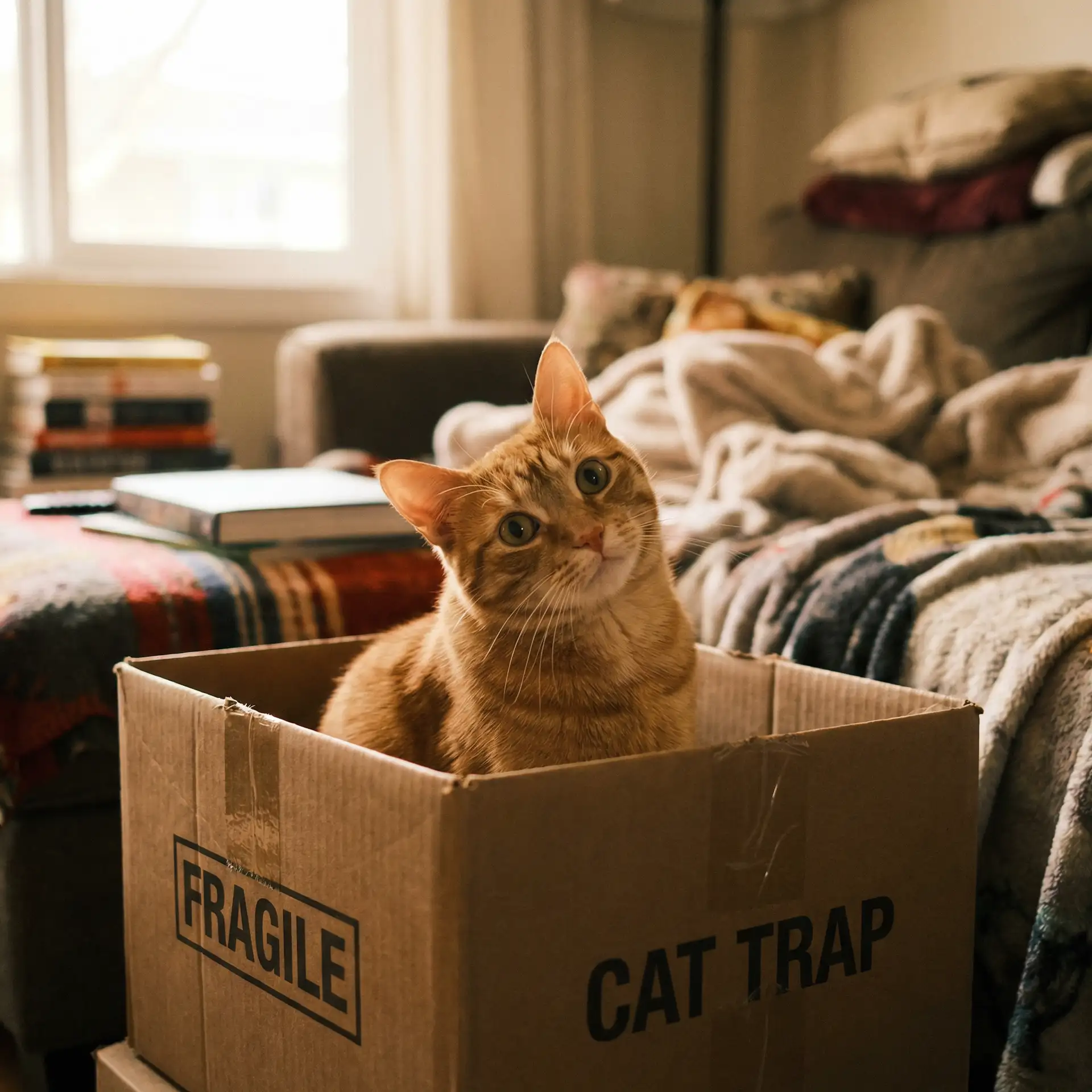 橘猫躲在纸箱里 - 18岁末年禁止观看免费网址